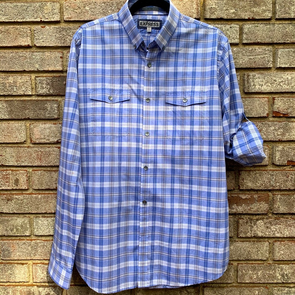 Express Men’s Button Down Shirt - Worn Once